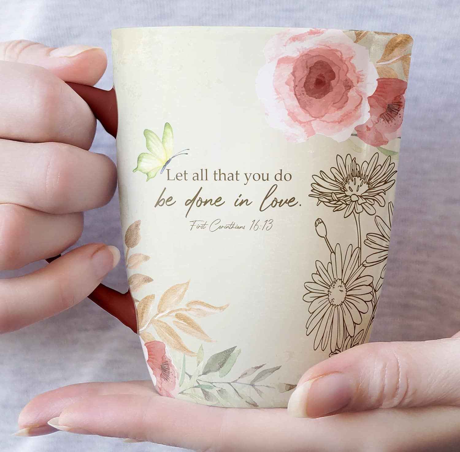 Christian Coffee Mugs Set of 6 – Bible Verse