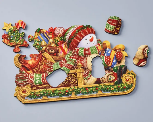 Snowman Sleigh