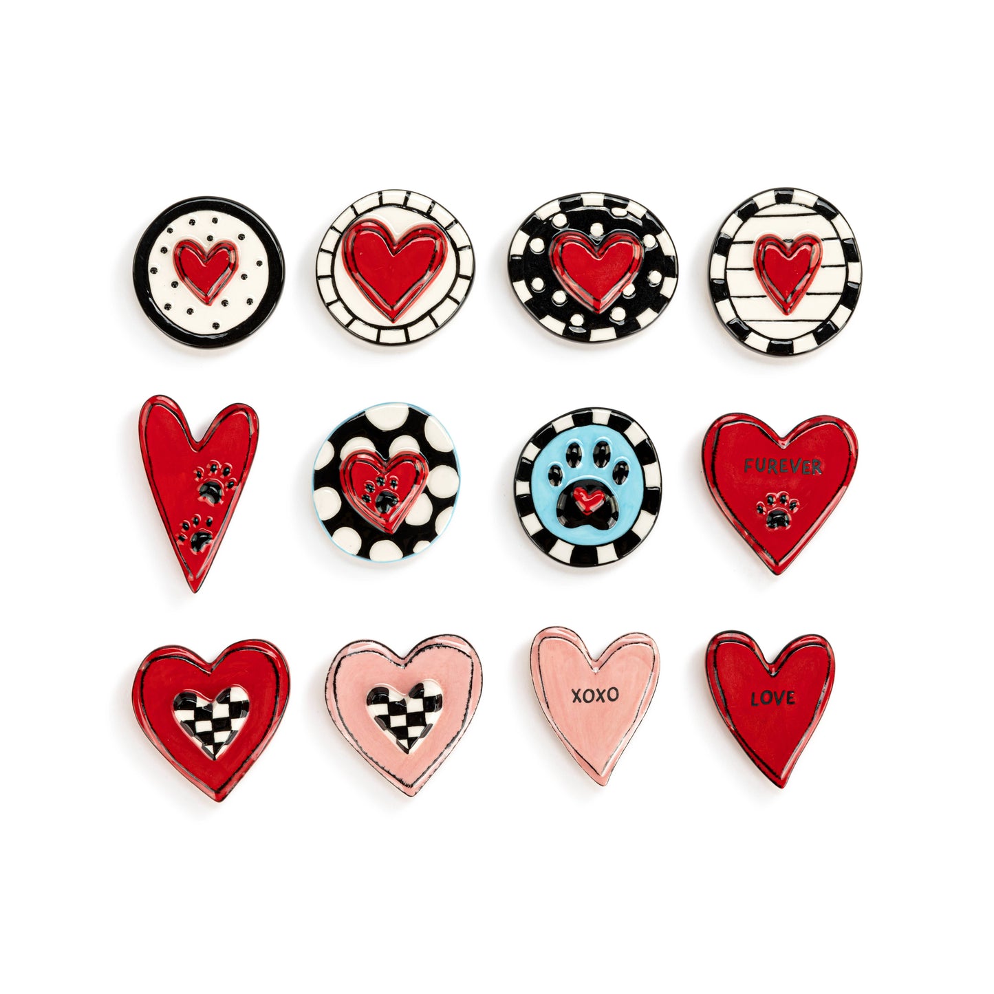 Heartful Home Ceramic Magnets - 12 Assorted-sold separately