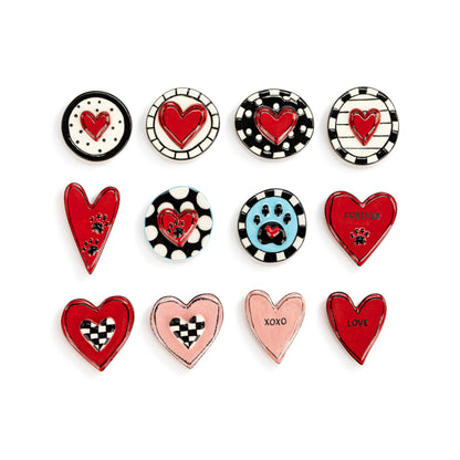 Heartful Home Ceramic Magnets - 12 Assorted-sold separately