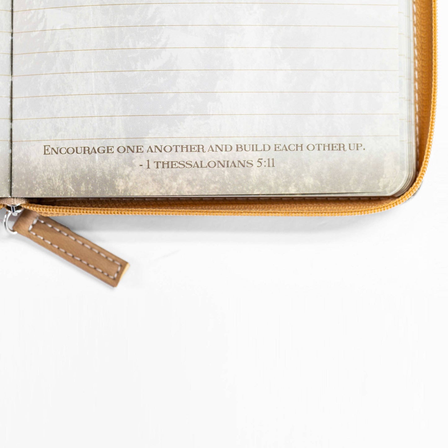 Divinity Boutique - Divine Details: Zippered Journal Brown Wings Of Eagles