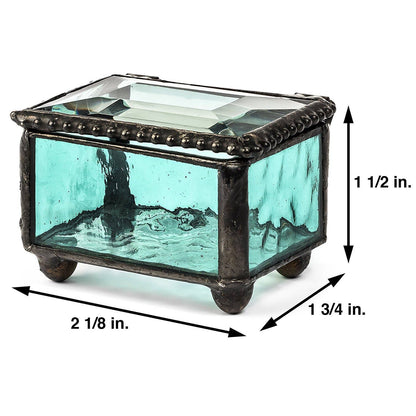 Small Stained Glass Ring Box