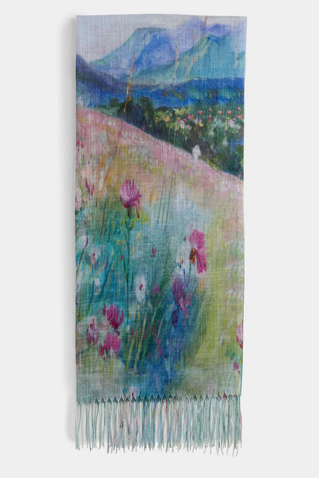 Scenic 2-in-1 Scarf-Mountain Field