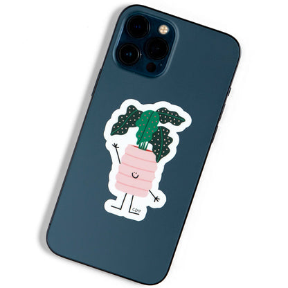 Plant Doodle Friend Decal Sticker