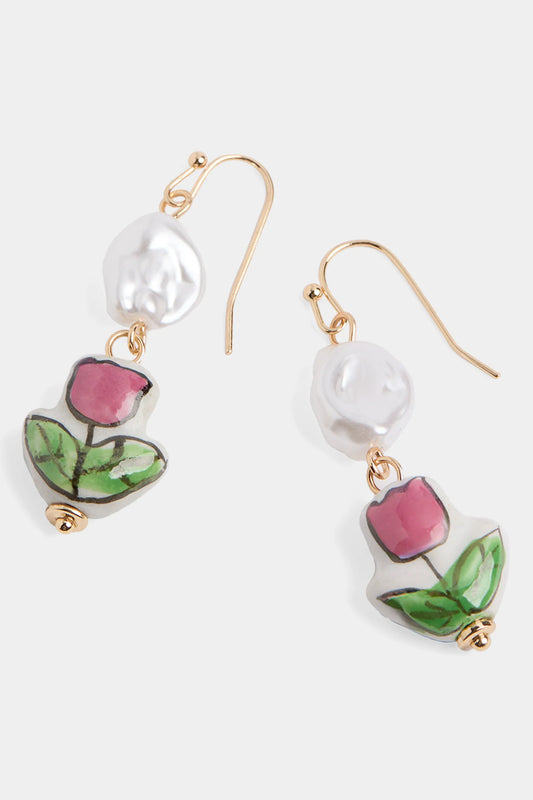 Charming Blossom Earrings - pink