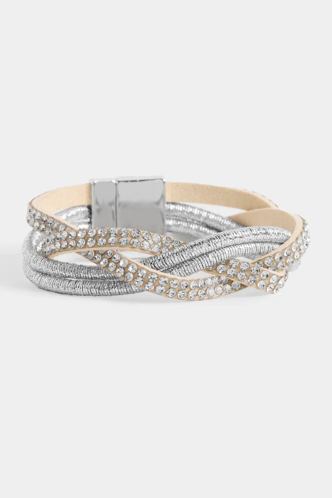 Magnetic Bracelet -silver