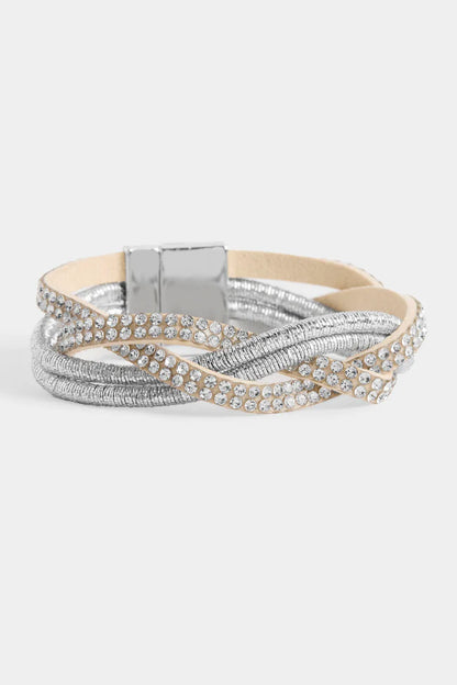 Magnetic Bracelet -silver