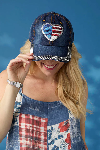 Bedazzled One Nation Hat