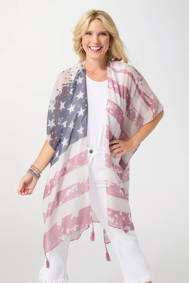 Vintage Style Lightweight Americana Wrap