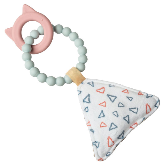 Simply Silicone Squeaker Teether - Kitty
