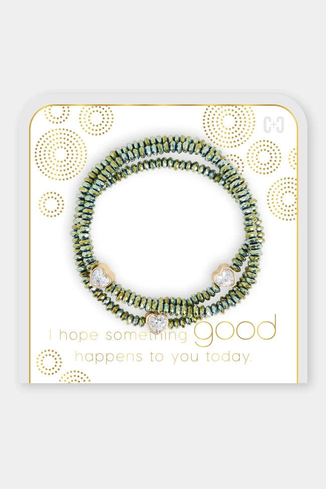 I Hope something Good happens to you Today Bracelet