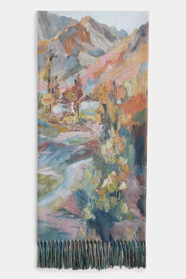 Scenic 2-in-1 Scarf Mountain Range