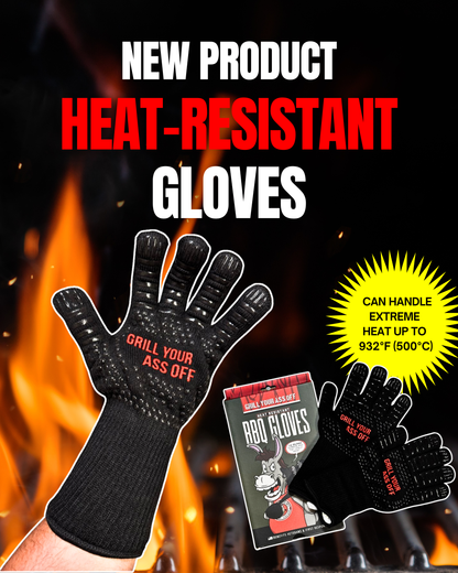BBQ Gloves Heat Resistant – Hot Hands Grill Protection Glove