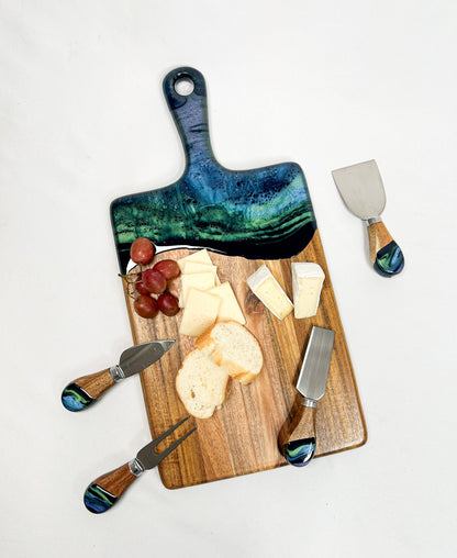 Resin Coated Cheese Knife Set of 4