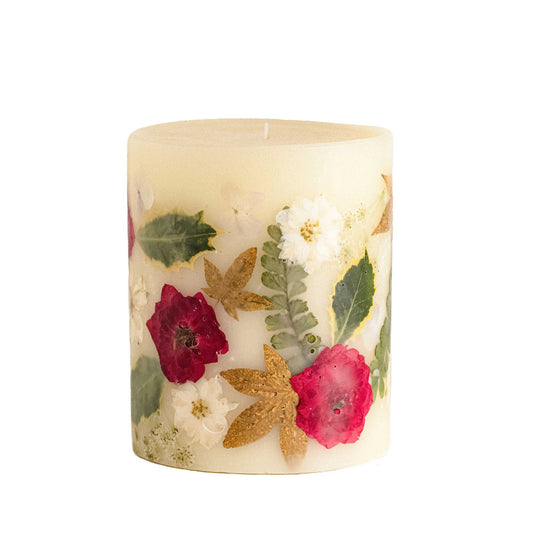 Small Round Botanical Candle - Winterberry Frost