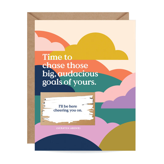 Scratch-off Card - Big Goals - Graduation/Encouragement