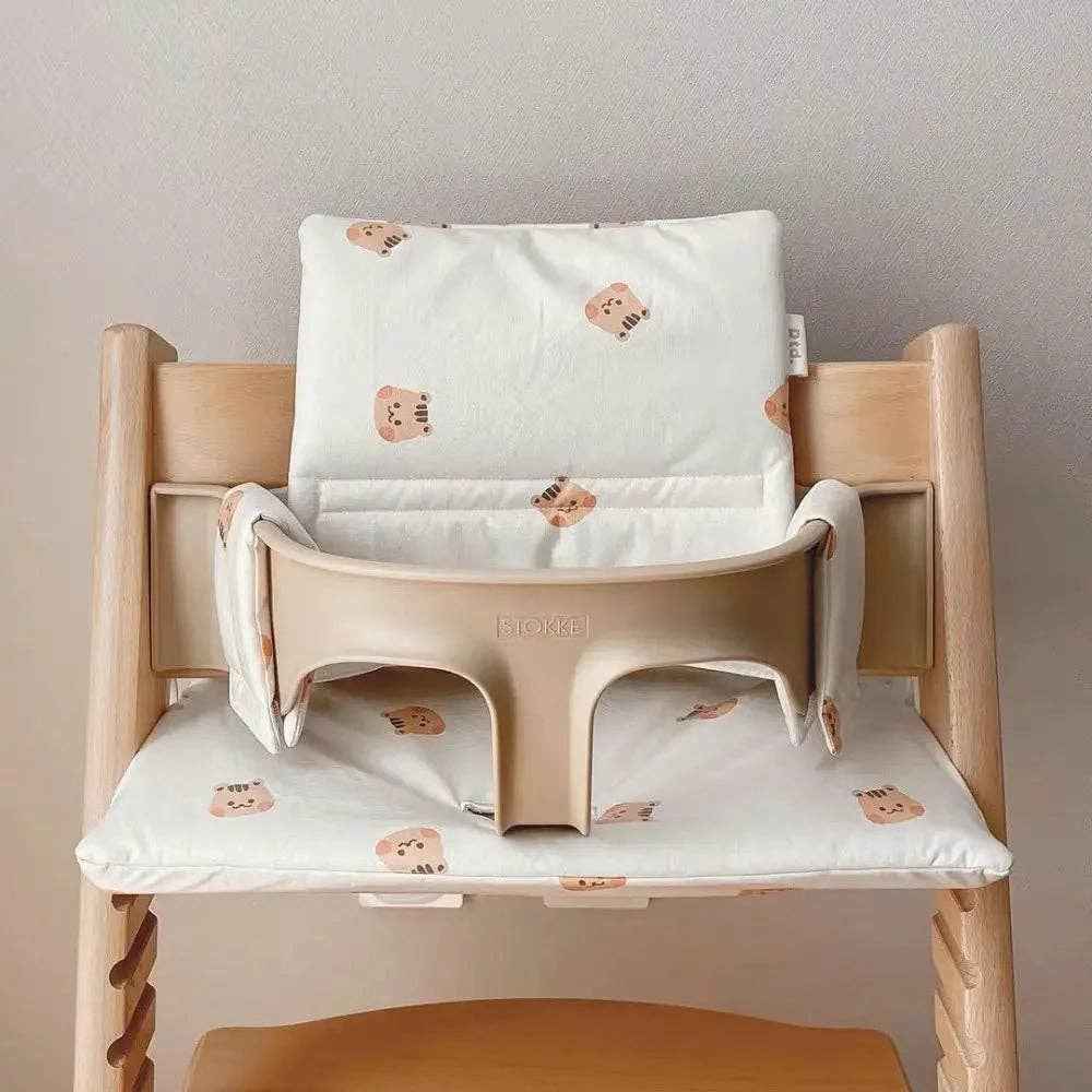 Baby Dining Chair Cushion: Bear
