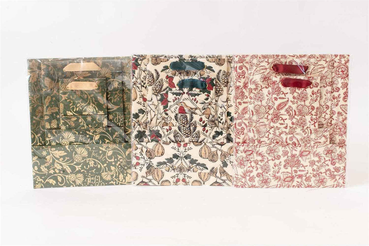 Premium Gift Bags - Christmas Heirloom, Set of 3