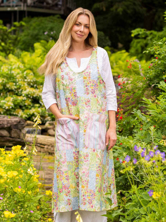 Garden Collage Apron - Pastel: Plus