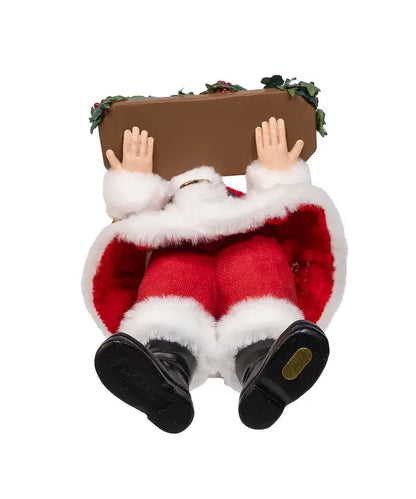 Kurt S. Adler, Inc. - 10.5" Fabriche Wine Santa