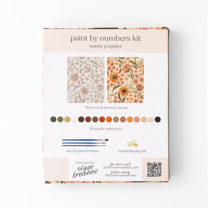 Elyse Breanne Design - Sunny Poppies Paint By Number Kit