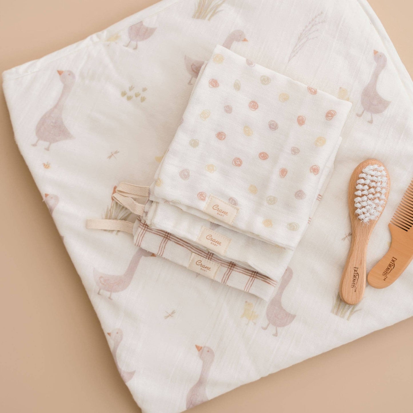 Farmhouse Goose HT/Wash Cloth Set