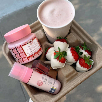 White Chocolate Strawberry Whipped Body Cream 8oz