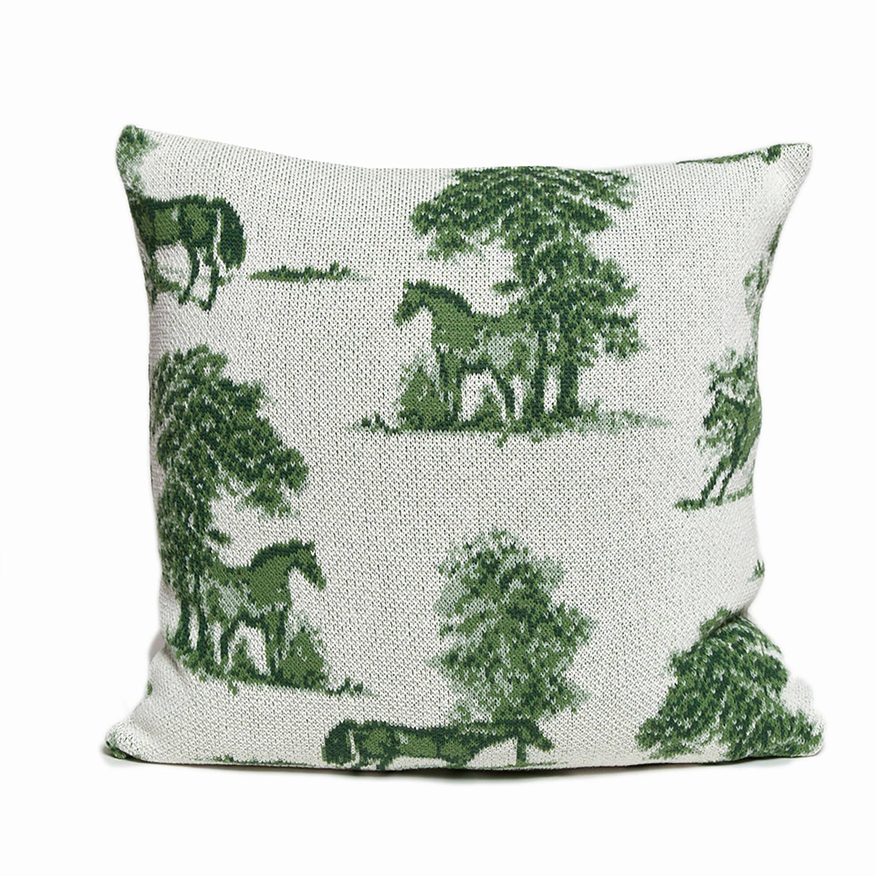 Equestrian Toile Pillow - Thumbnail 3