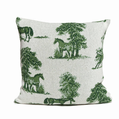 Equestrian Toile Pillow