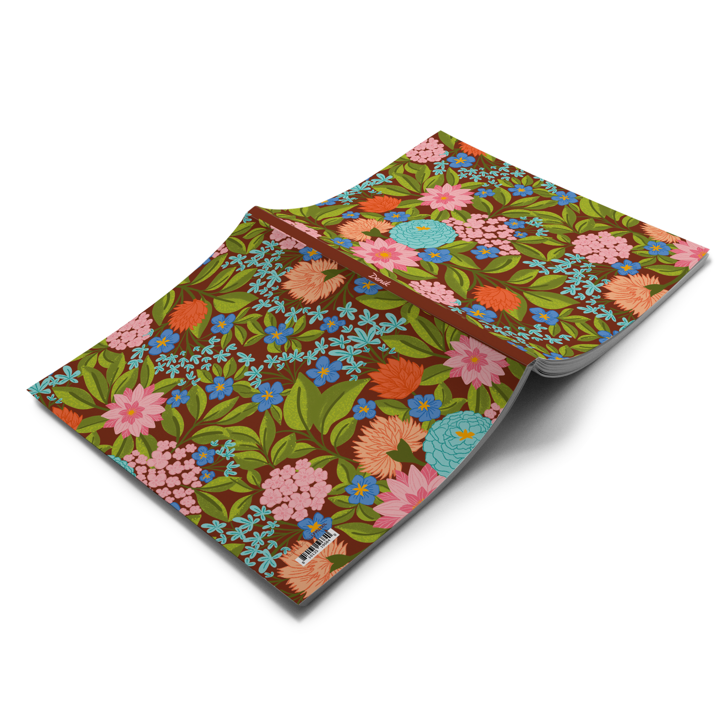 Lush Blooms Medium Layflat Notebook