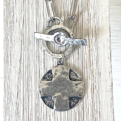 Lord’s Prayer religious medallion non tarnishing jewelry 