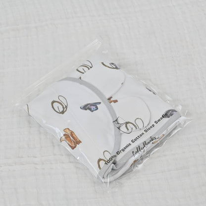 Life Is Better In Boots Baby Sleep Swaddle Organic Cotton