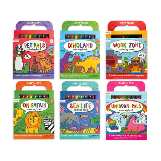Carry Along Coloring Book Assortment