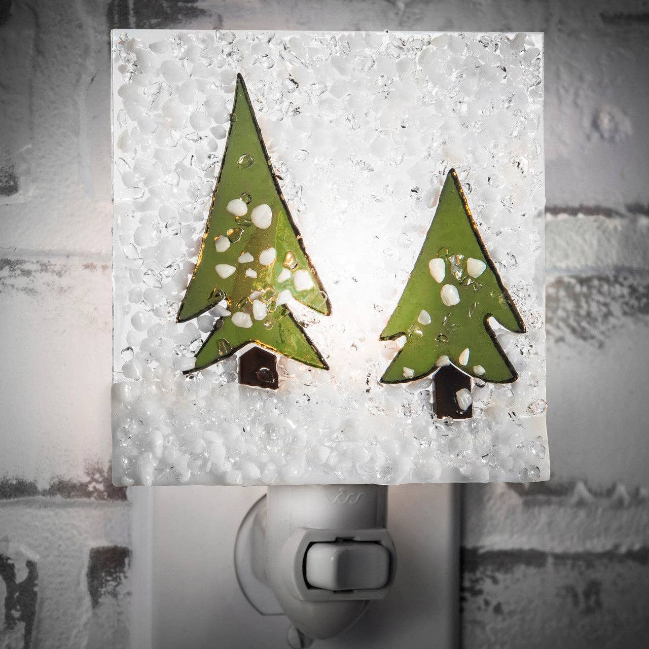 Stained Glass Vintage Christmas Tree Nightlight