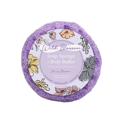 Soap Infused Body Buffer-Berry Blossom