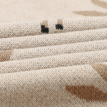 Receiving Swaddle Baby Blanket - Deer: Taupe