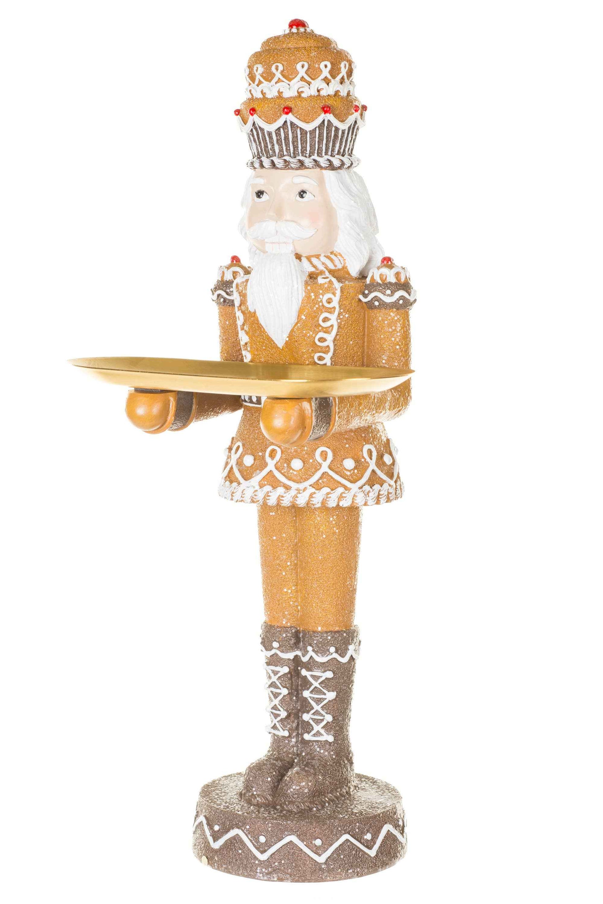 NEW-Brown Gingerbread Nutcracker