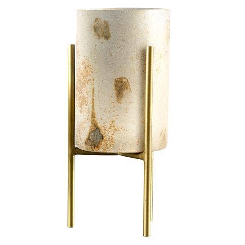 Mercury Glass Candle Holder