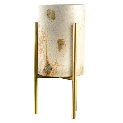 Mercury Glass Candle Holder