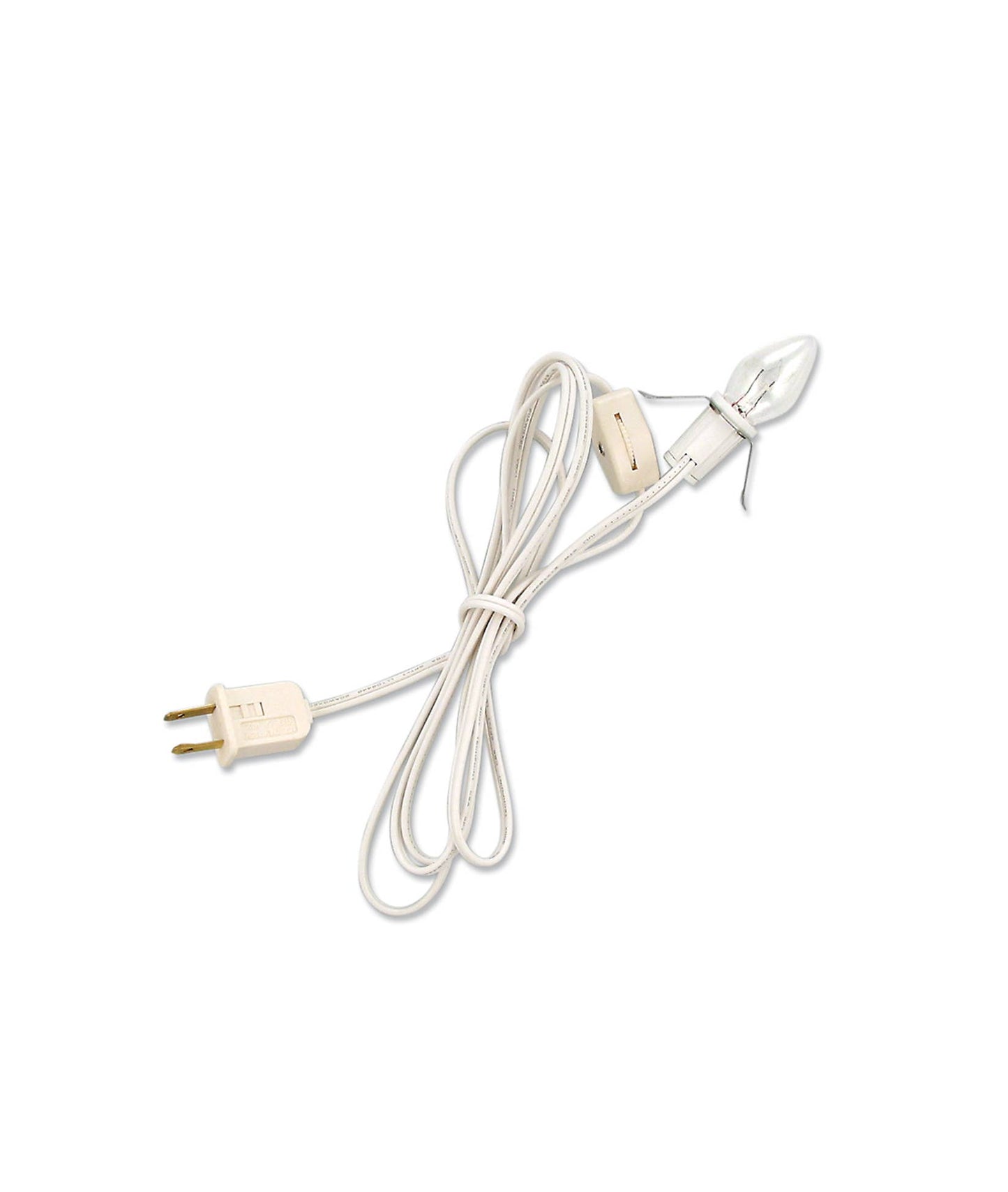 Bethany Lowe Designs - C7 Clear Bulb With White Cord