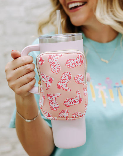 Western Cowgirl Boots Tumbler Fanny Pack