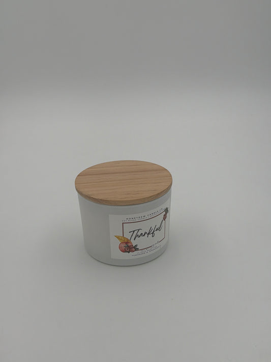 Thankful 3 Wick Candle 12 oz
