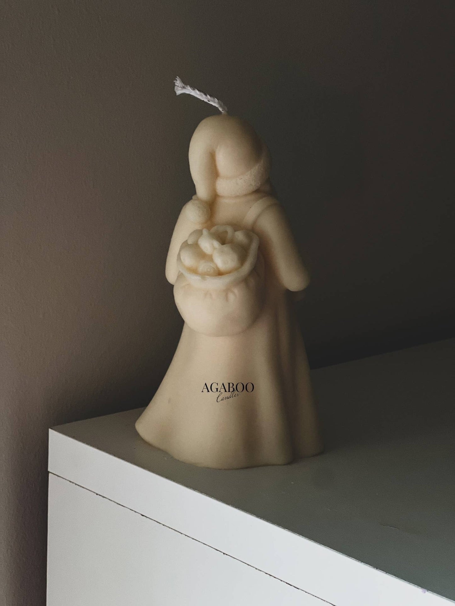 Santa Claus Candle 6.5x3.5in - Christmas