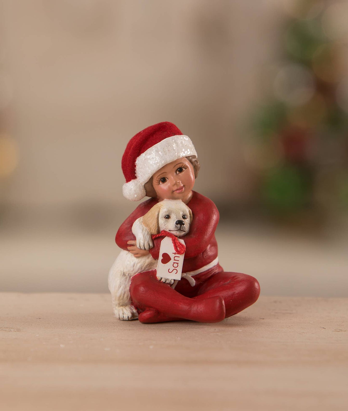 Bethany Lowe Designs - Marie's Christmas Puppy Surprise