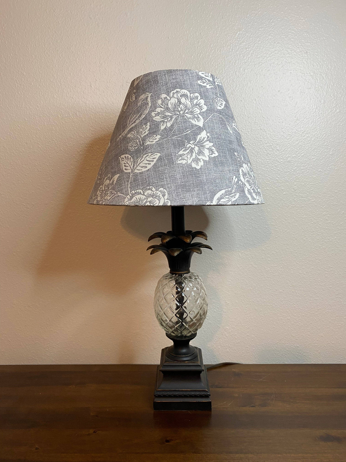 Iliv Bird Garden Grey & White Handmade Lampshade