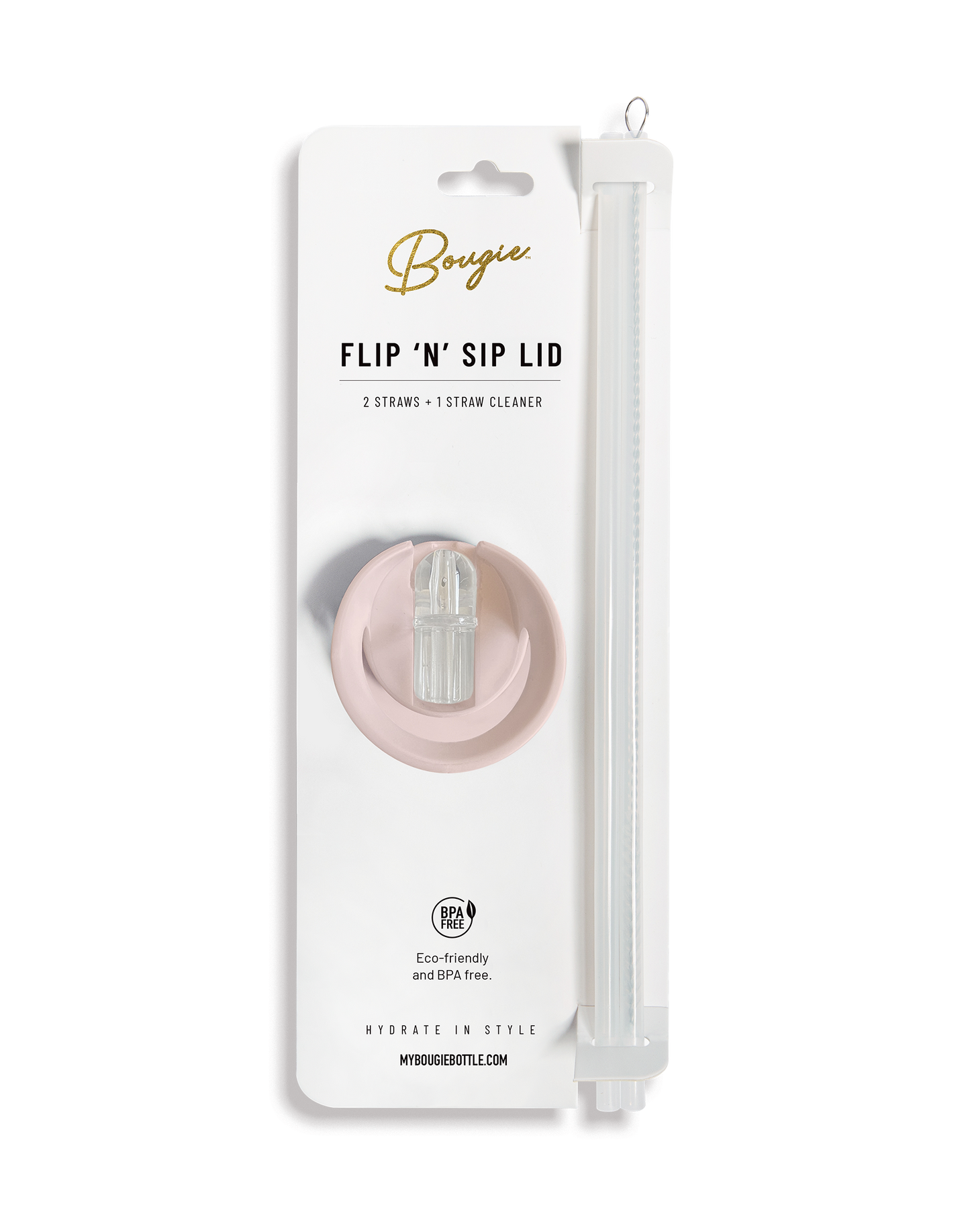 Replacement Flip ’N’ Sip Lid - Leak-Proof Handle with Straws