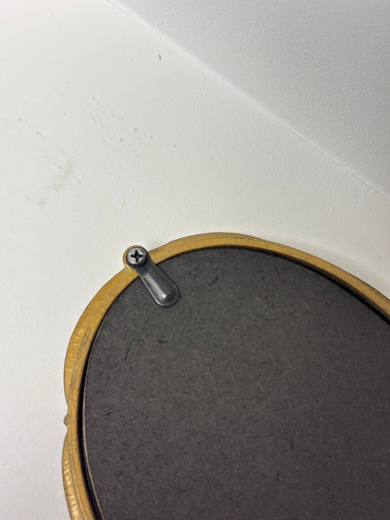 French Vintage Hand-Held Mirror