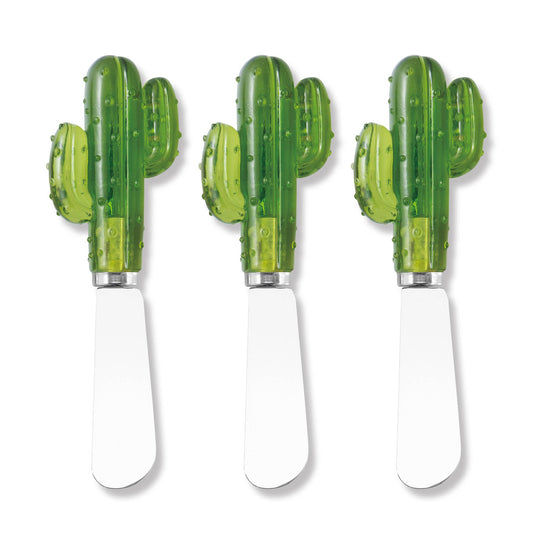 Supreme Housewares - 3-Piece Cactus Cheese Spreader