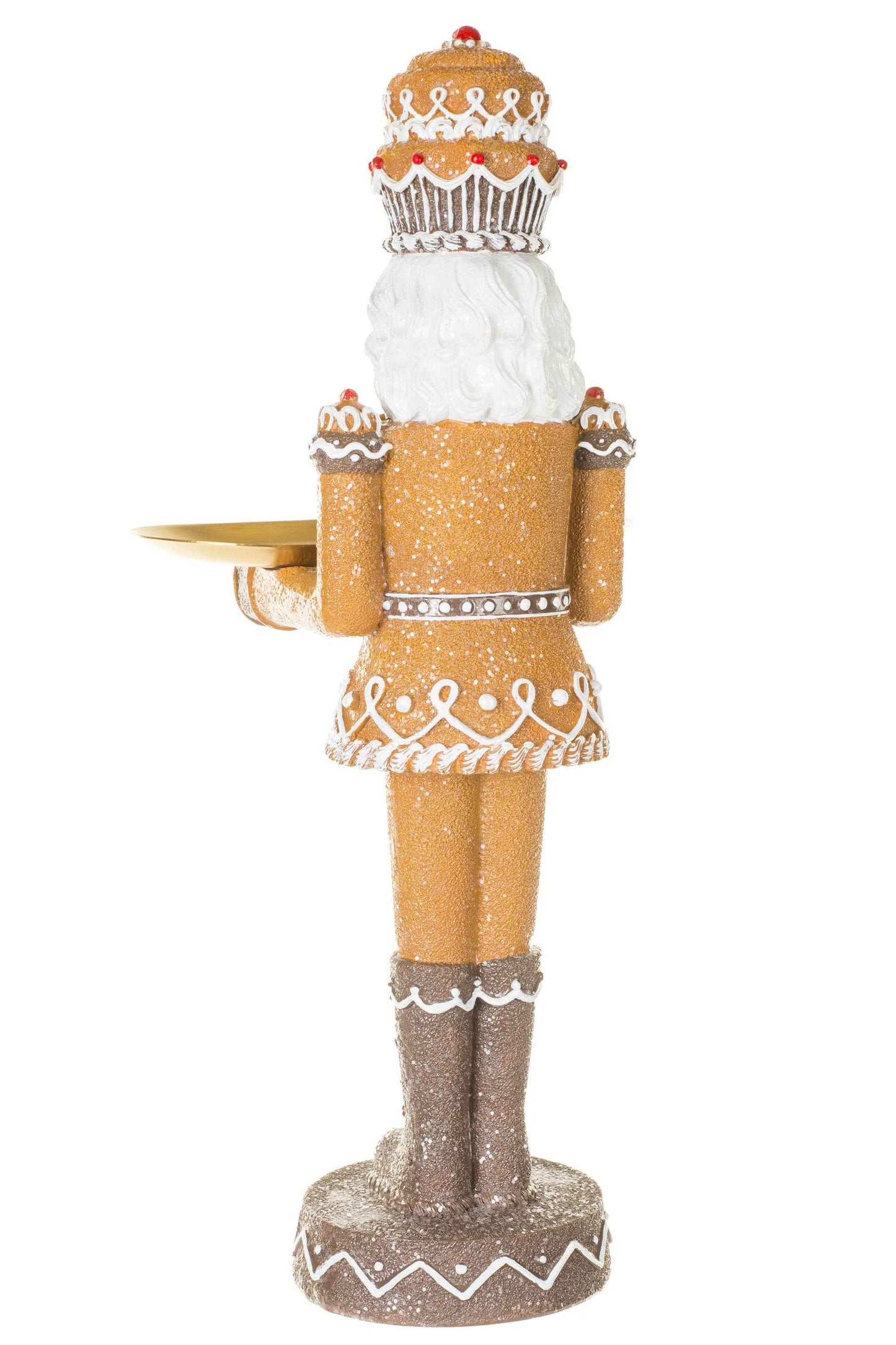 NEW-Brown Gingerbread Nutcracker