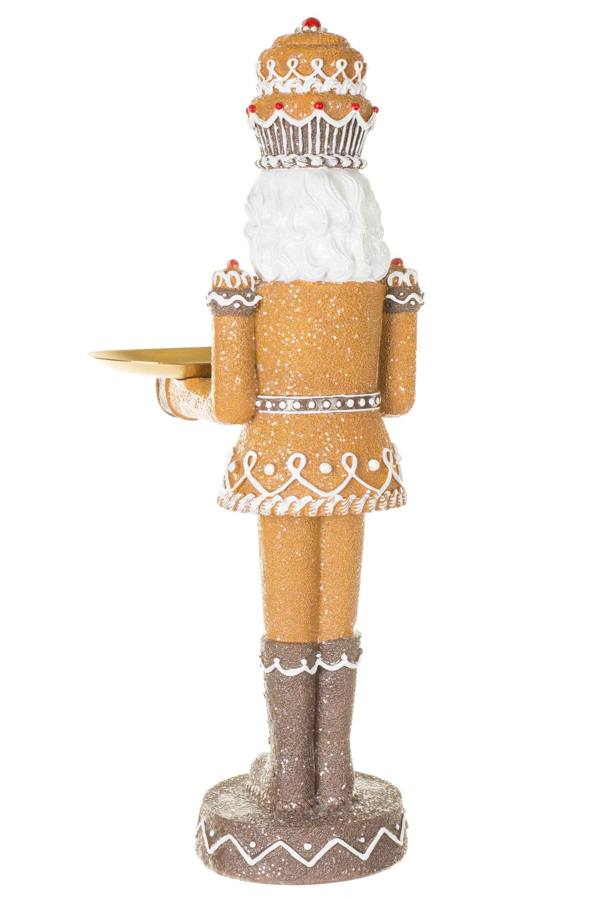 NEW-Brown Gingerbread Nutcracker